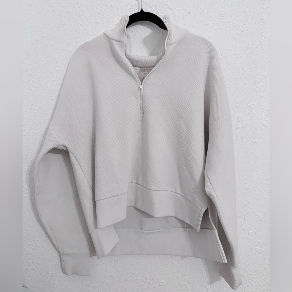 CALIA by Carrie Underwood White Half-Zip Sweatshirt